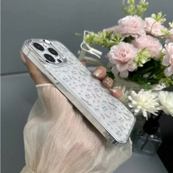 ⚠️Clearance iPhone 14/Pro/Pro Max Clear Floral Patterned Phone Case SAU - Picture 5 of 5